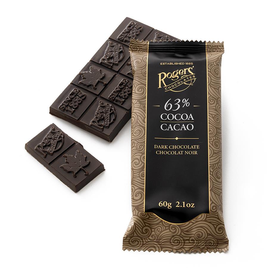 63% Cocoa Dark Chocolate Bar