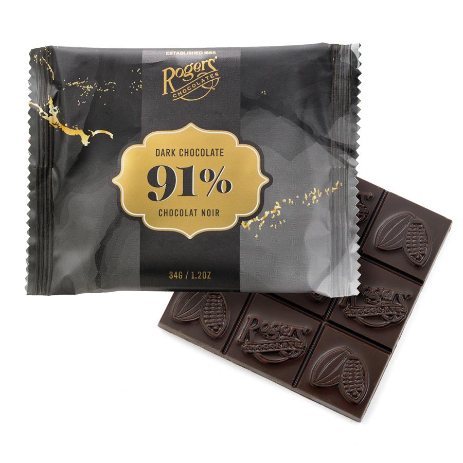 91% Dark Chocolate Bar
